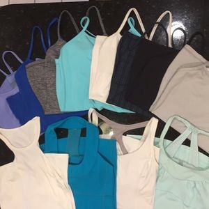 12 Lululemon tank tops